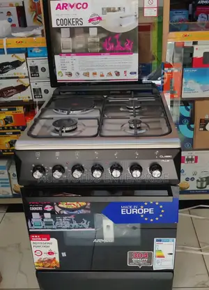 Armco 60*60 Gas Cooker 3 Gas +1 Electric Plate - Electric Oven
