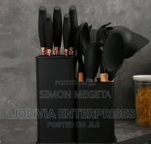 Spoon Plus Knives Silicon 19pcs Spoons