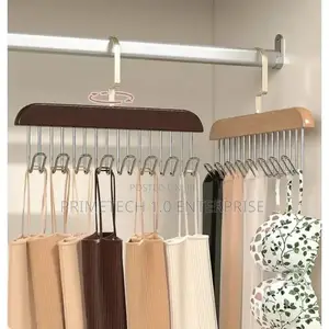 8 Hooks Bra Wooden Hanger