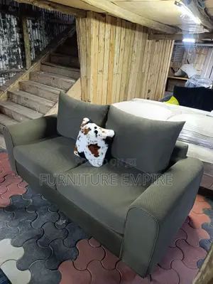 Dark Green Two-Seater Sofa