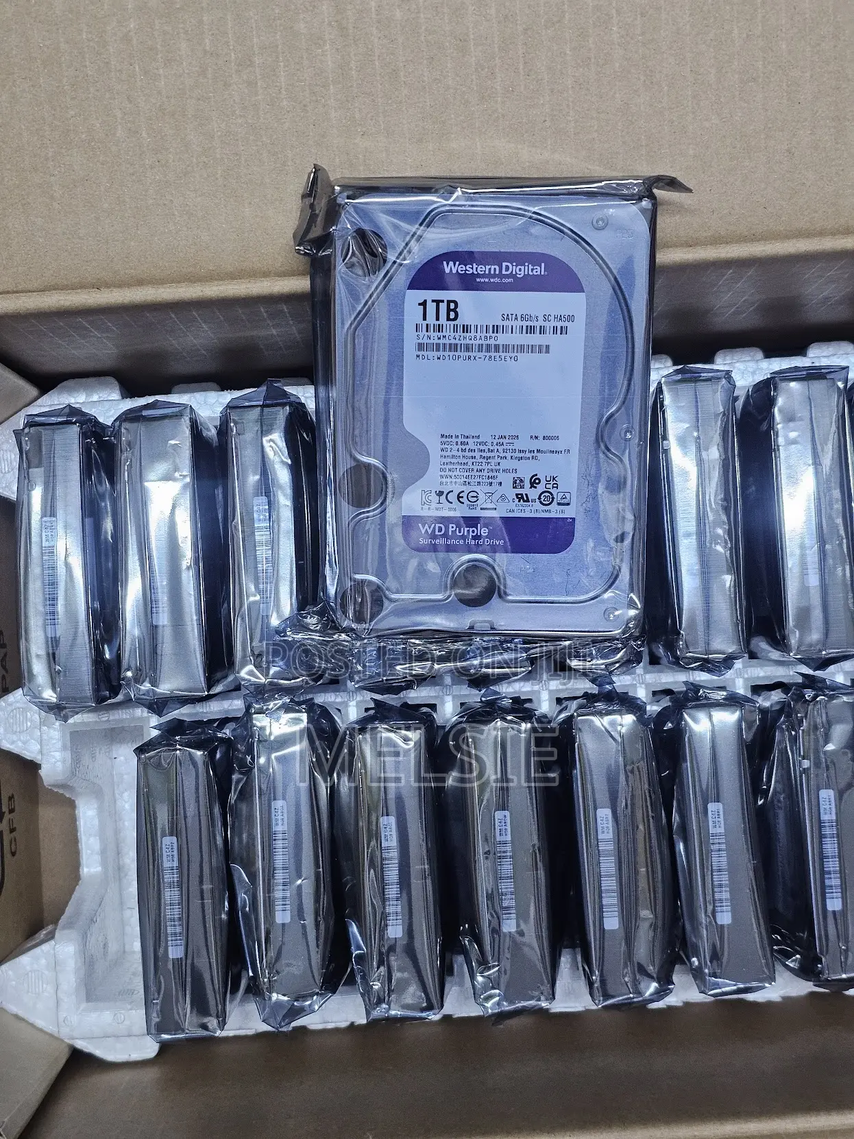 Wd Purple CCTV Hard Disk 1tb High Performance
