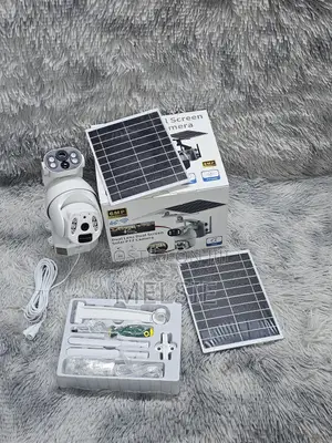 Ubox 6mp Dual Lens Solar Powered PTZ Camera