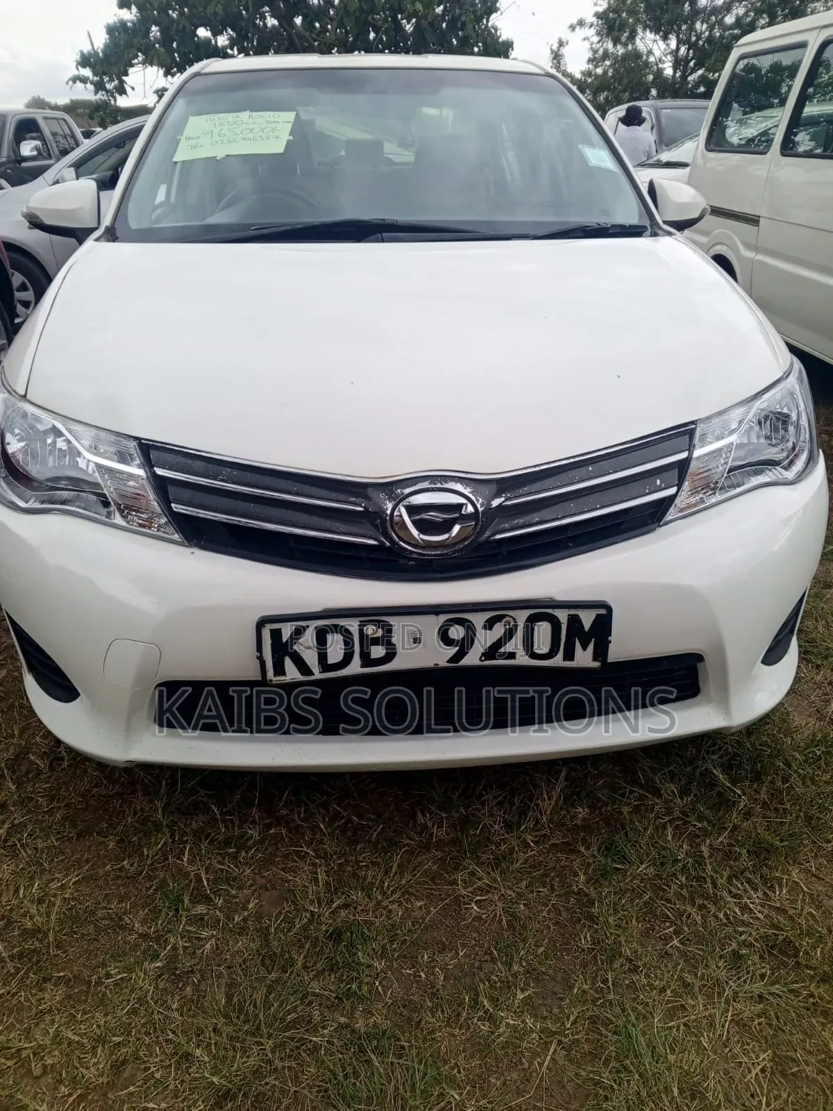 Toyota Axio 2014 White