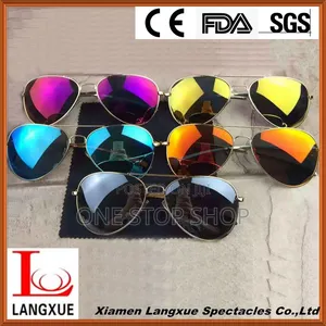 Unisex Aviator Sunglasses Featuring Polarized Lenses