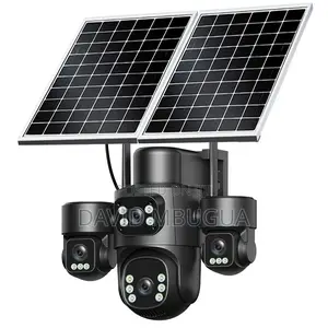 4g Solar CCTV Camera With Sim Card – 4 Lens 20mp Security Camera