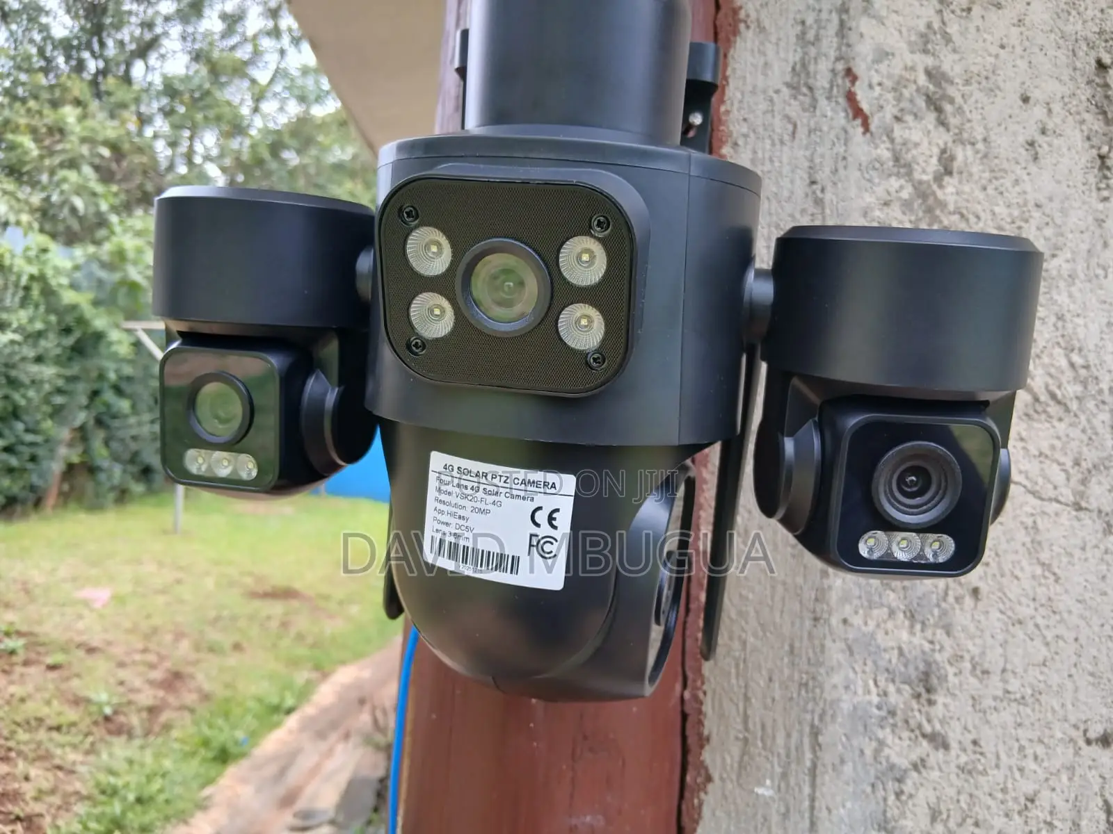 4g Solar CCTV Camera With Sim Card – 4 Lens 20mp Security Camera