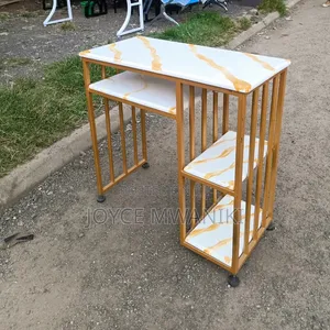 Manicure Marble Tables With Shelves
