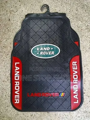 Land Rover Car Models Mats Diamond Traction Red Accents