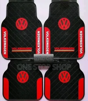 Volkswagen Car Models Textured Backing Diamond Pattern Floor Mats