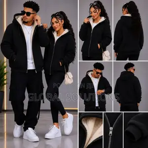 Fleece-Lined Zipper Hoodie/Jumper