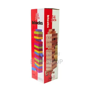 *Colored 54 PCS Jenga Block*