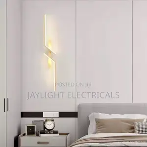 Simple Minimalist Led Wall Lamp Creative Iron Grille for Bedroom
