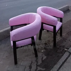 Modern Manicure Seats or Restaurant Chairs, Pink 