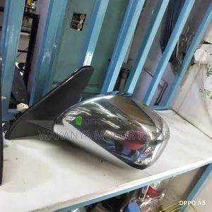 Toyota Prado J120 Side Mirror With 3 Cables and Chrome Cover, Ex Japan