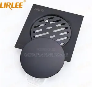 Black Floor Drain 15 X15