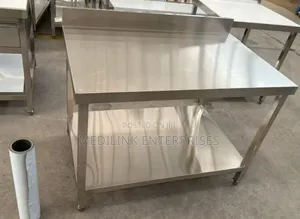 4*2ft Stainless Working Tables Open