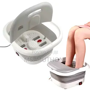 High Quality Foldable/Portable Silicone Electric Foot Bath Massager