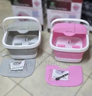 High Quality Foldable/Portable Silicone Electric Foot Bath Massager