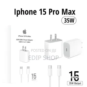 Original iPhone 15 Charger. 35 Watts