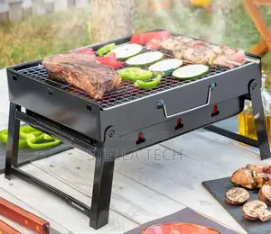 Foldable and Portable Barbecue Charcoal Grill