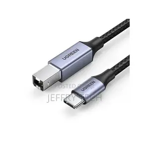 Ugreen Us370 Usb-C to Usb-B Printer Cable 1m - 480mbps Data Transfer,