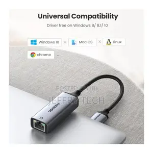 Ugreen Usb 3.0 to Gigabit Ethernet Adapter - High-Speed Lan for Lapto