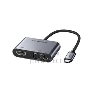 Cm162 Usb-C to Hdmi + Vga +Usb 3.0 Adapter With Pd(100w)-Space Gray