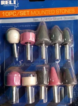 Reli Abrasives 10-Piece Mounted Stone Set (Model Zp-1005)
