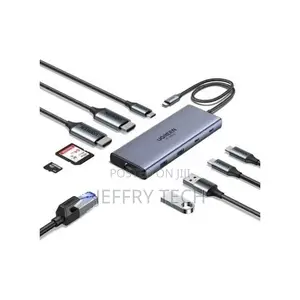 Cm498 10 -in -1 Docking Station- Usb-C to 3*Usb a 3.0/Hdmi/Vga/Rj45 Gi