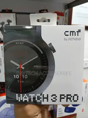 This Is a CMF by Nothing Watch Pro in the Dark Grey Color Option.