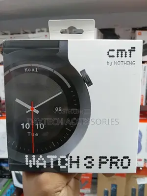 This Is a CMF by Nothing Watch 3 Pro Smartwatch in Dark Grey.