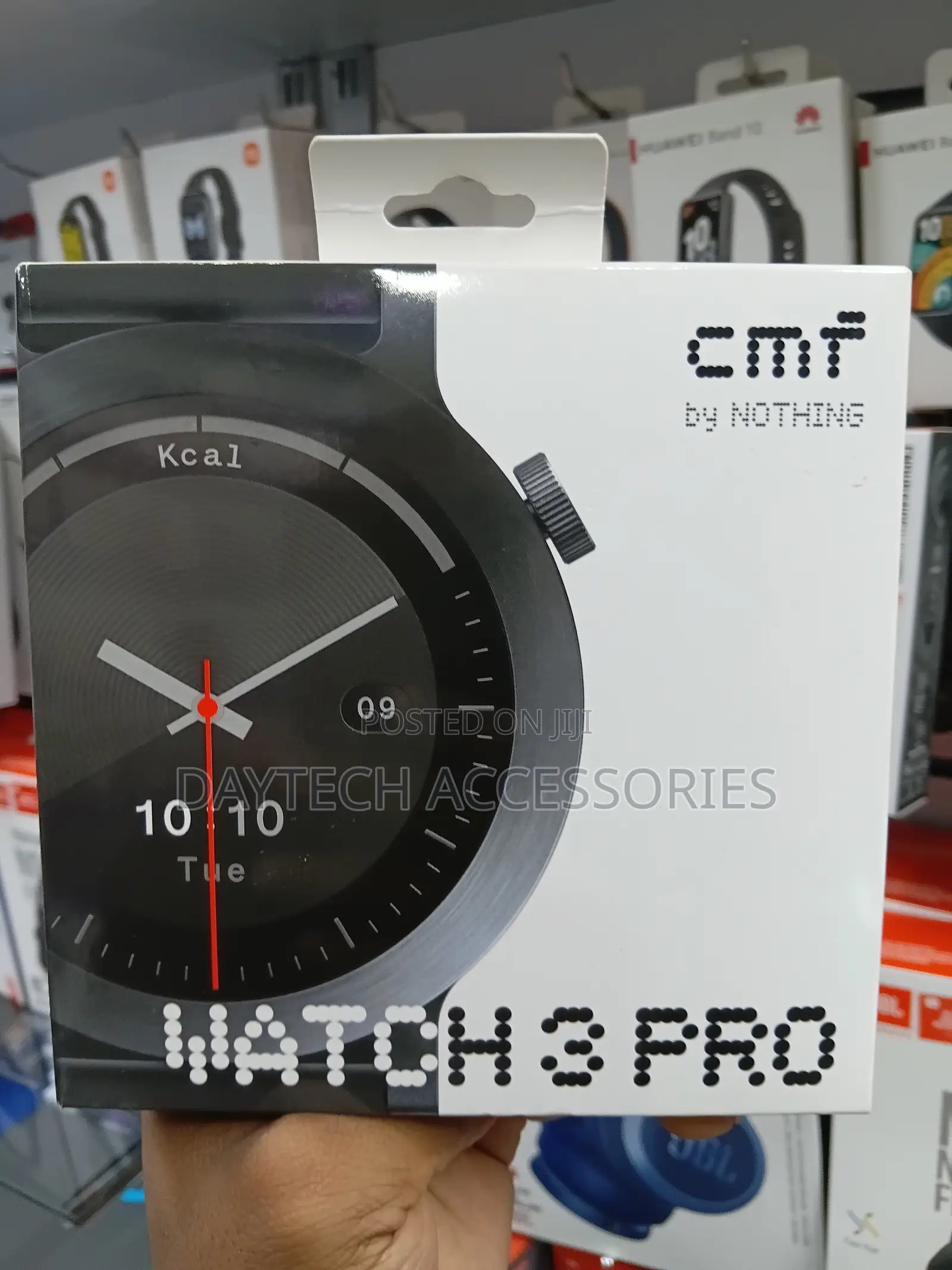 This Is a CMF by Nothing Watch 3 Pro Smartwatch in Dark Grey.
