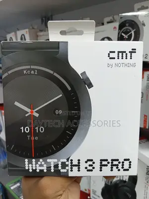 This Is a CMF by Nothing Watch 3 Pro Smartwatch in Dark Grey.