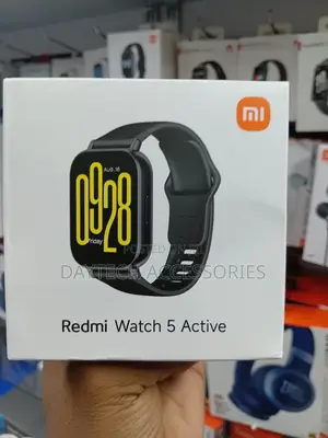 This Is a Xiaomi Redmi Watch 5 Active Smartwatch in Black.