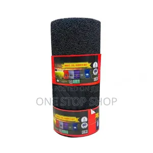 Black Coil Grass Floor Roll Mat in 0.6*3metres