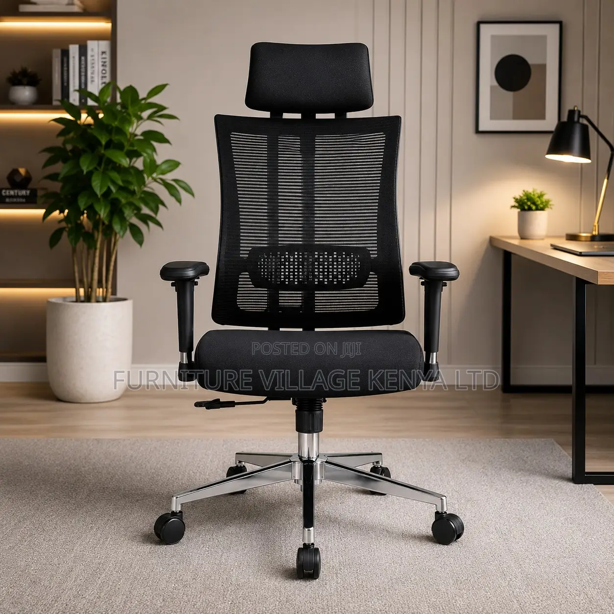 Orthopedic High Back Mesh Chair.