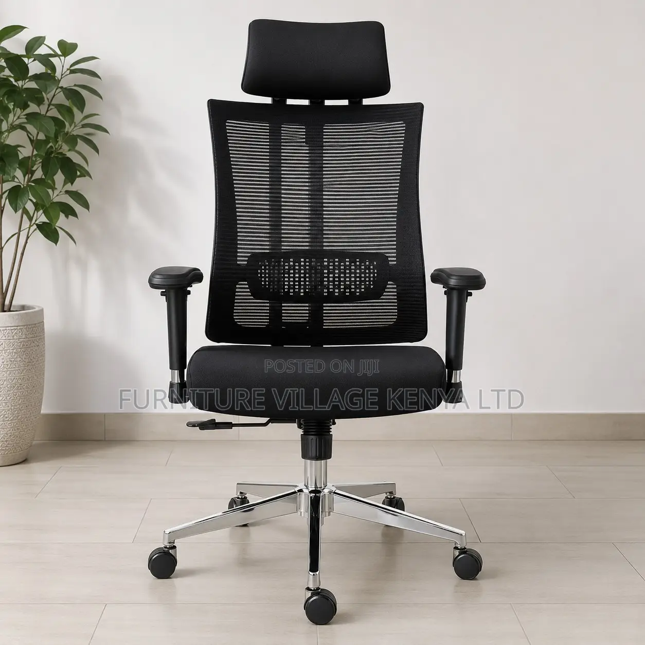 Orthopedic High Back Mesh Chair.
