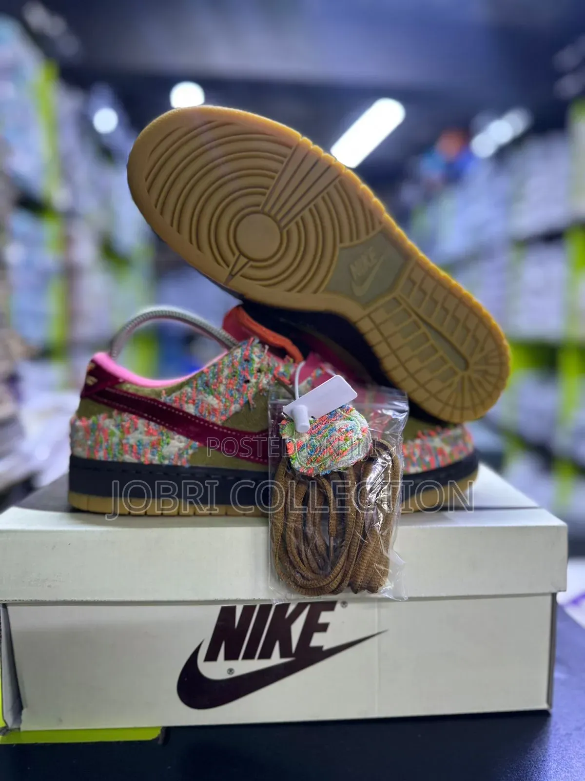 Nike Dunk Low Green Curry Panda Monium Sneakers