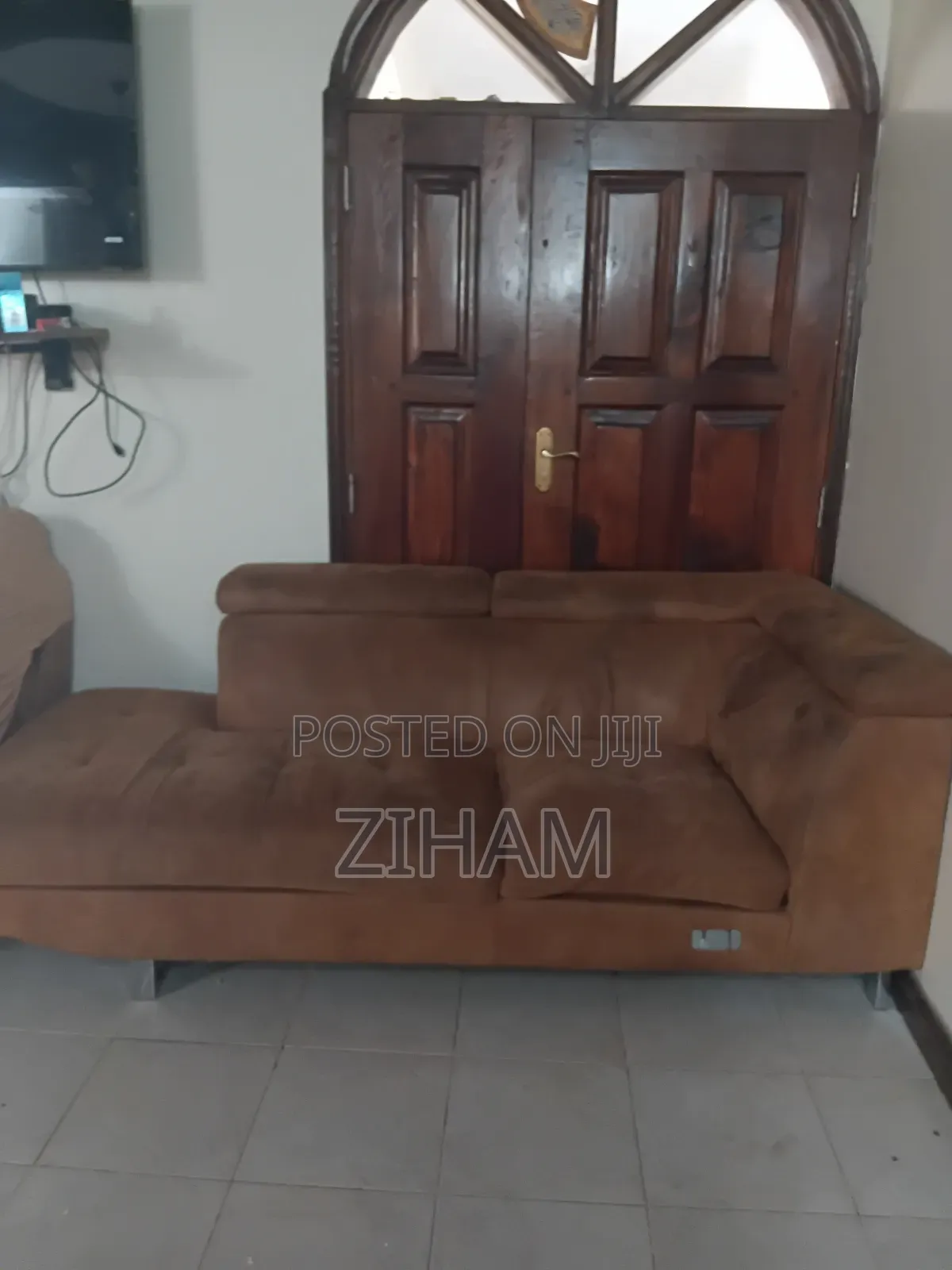 Sofa Set Brown