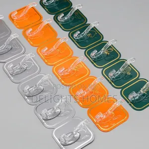 6pcs Punchfree Wall Sticker Hooks_dav