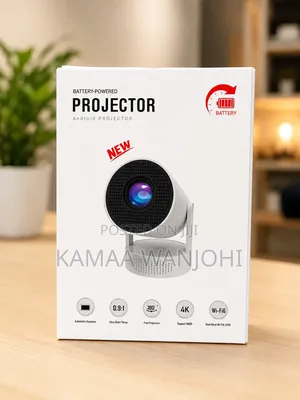Portable Rechargeable Android Projector