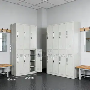 6-Locker Metallic Cabinet.