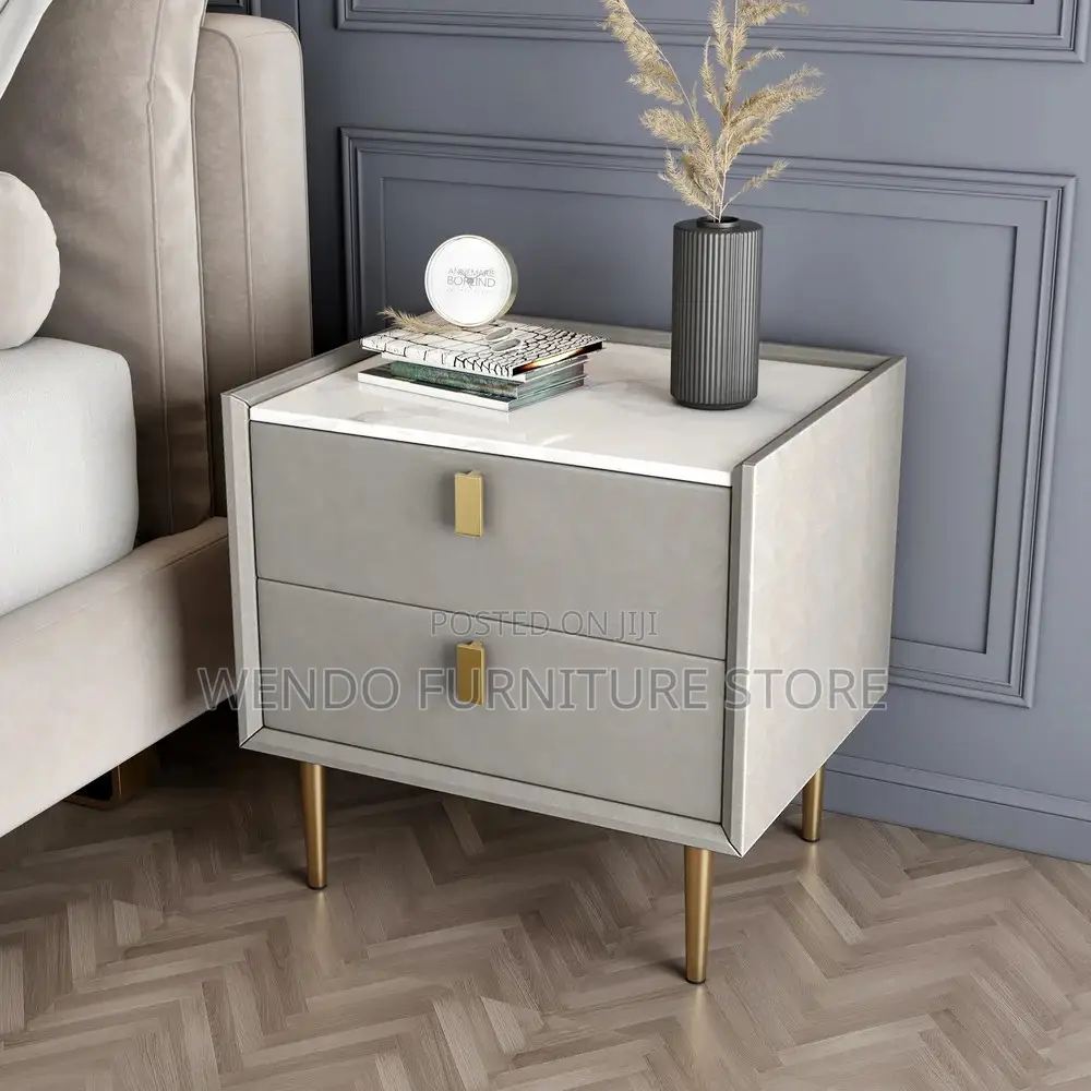 Storage Units; Nightstand With 2 Drawers Bedside Table