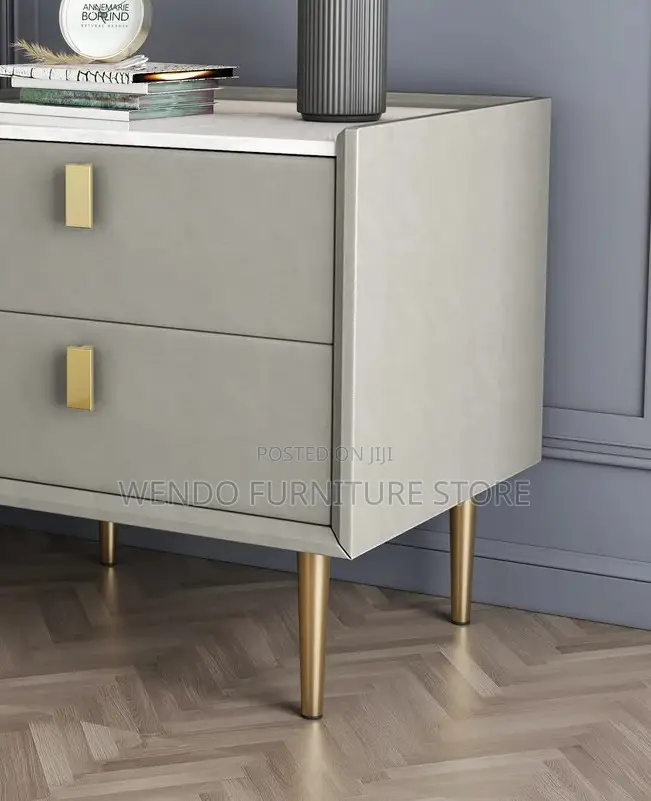 Storage Units; Nightstand With 2 Drawers Bedside Table