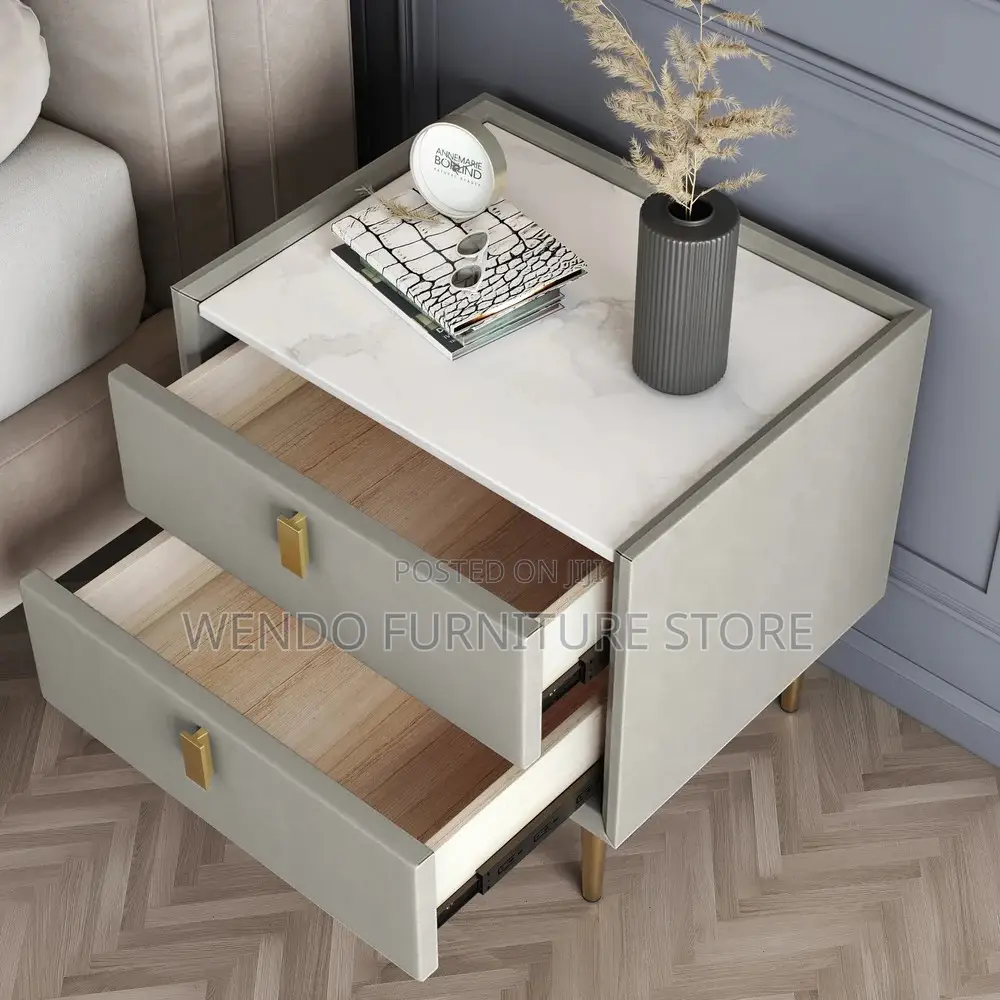 Storage Units; Nightstand With 2 Drawers Bedside Table