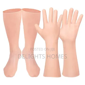1pair Silicone Moisturizing Gloves Socks_cu