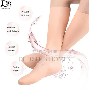 1pair Silicone Moisturizing Gloves Socks_cu