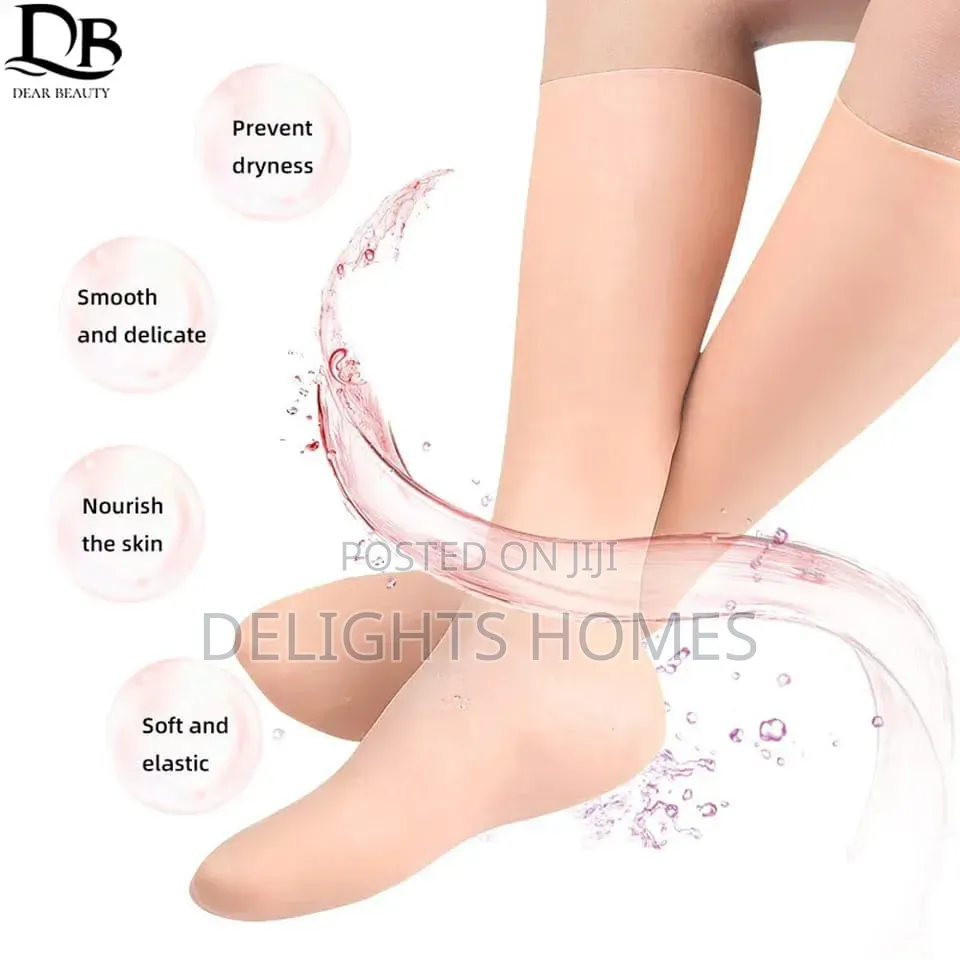 1pair Silicone Moisturizing Gloves Socks_cu
