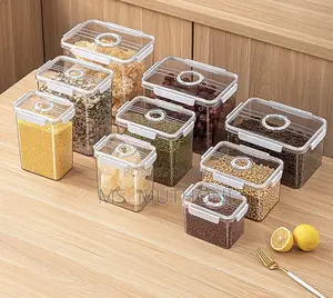 Acrylic 3pcs Set Cereal Storage Containers*
