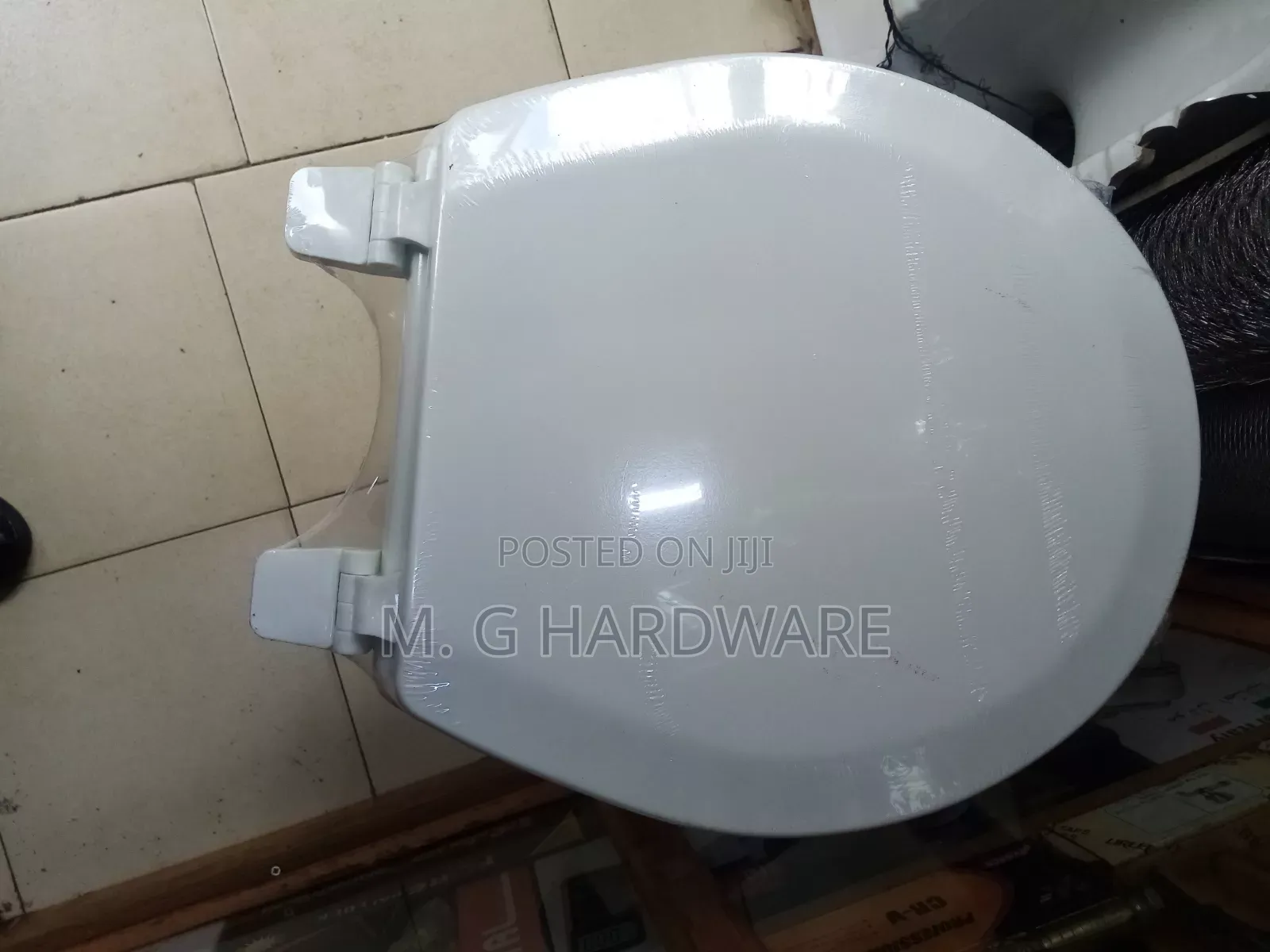 Wooden Seat Cover White